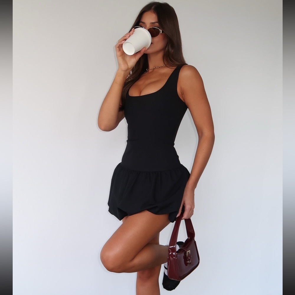 White Fox Boutique Black Mini Dress